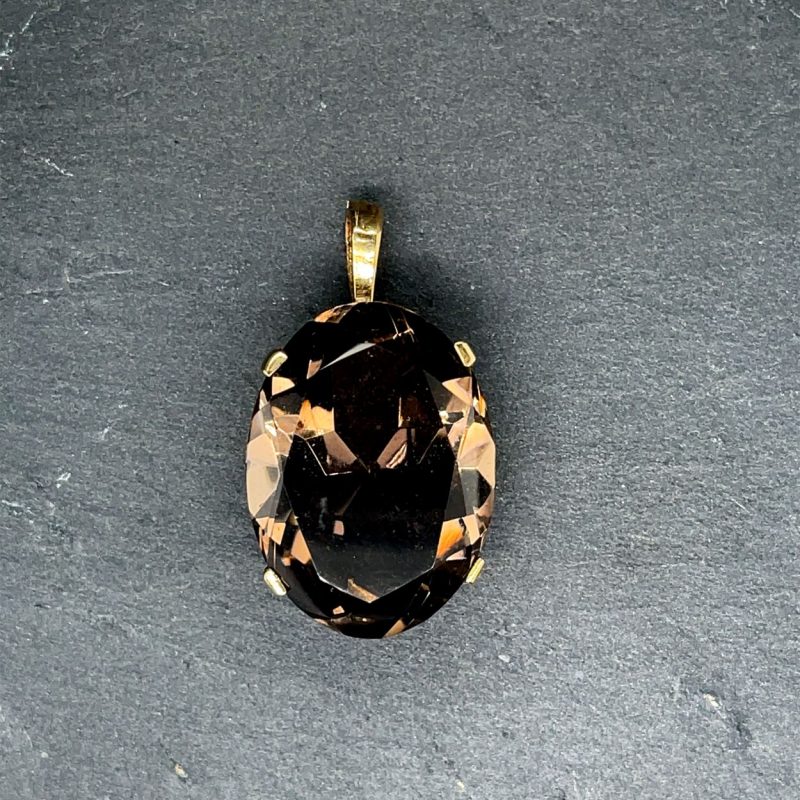 smoky quartz pendant